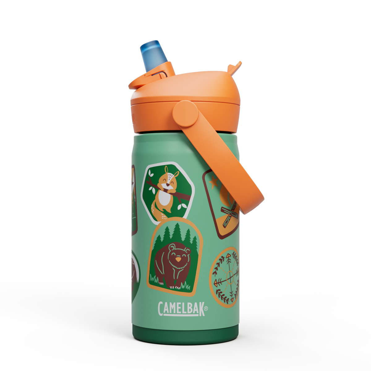 thrivetm-flip-straw-kids-12oz-bottle-insulated-stainless-steel-t3 nswfkxg1wq
